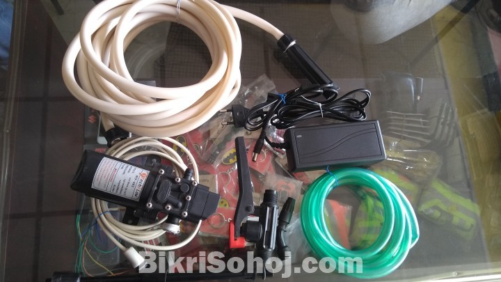 12v portable bike/car washer, pressure pump